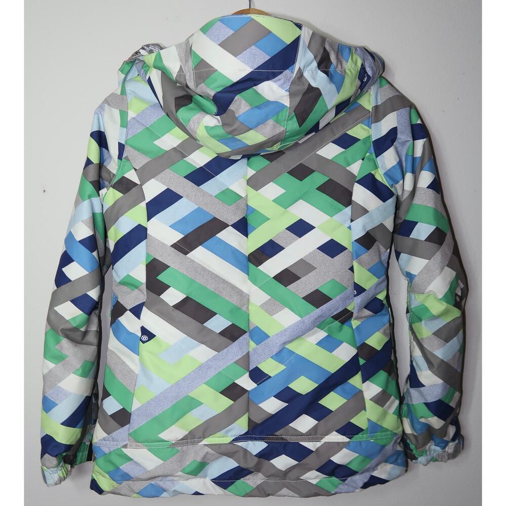 686 Authentic Rhythm Geometric Jacket Womens XS P… - image 5